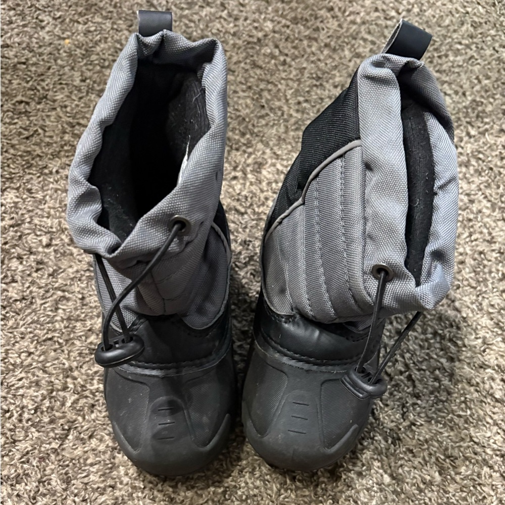 Kids Black and Gray Boots